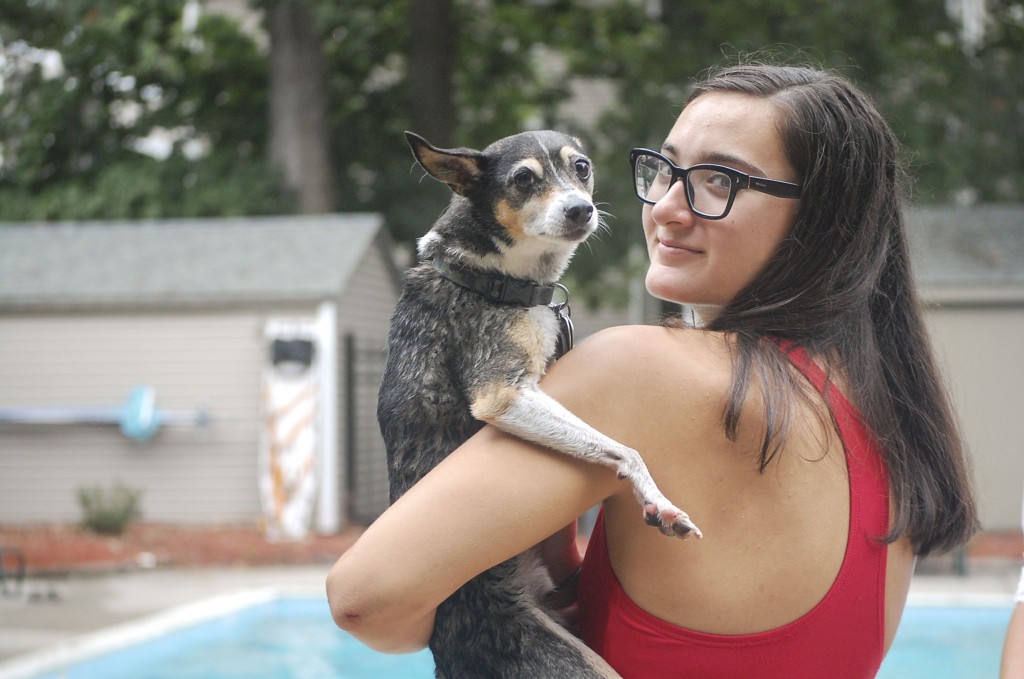 dog swim lifeguard