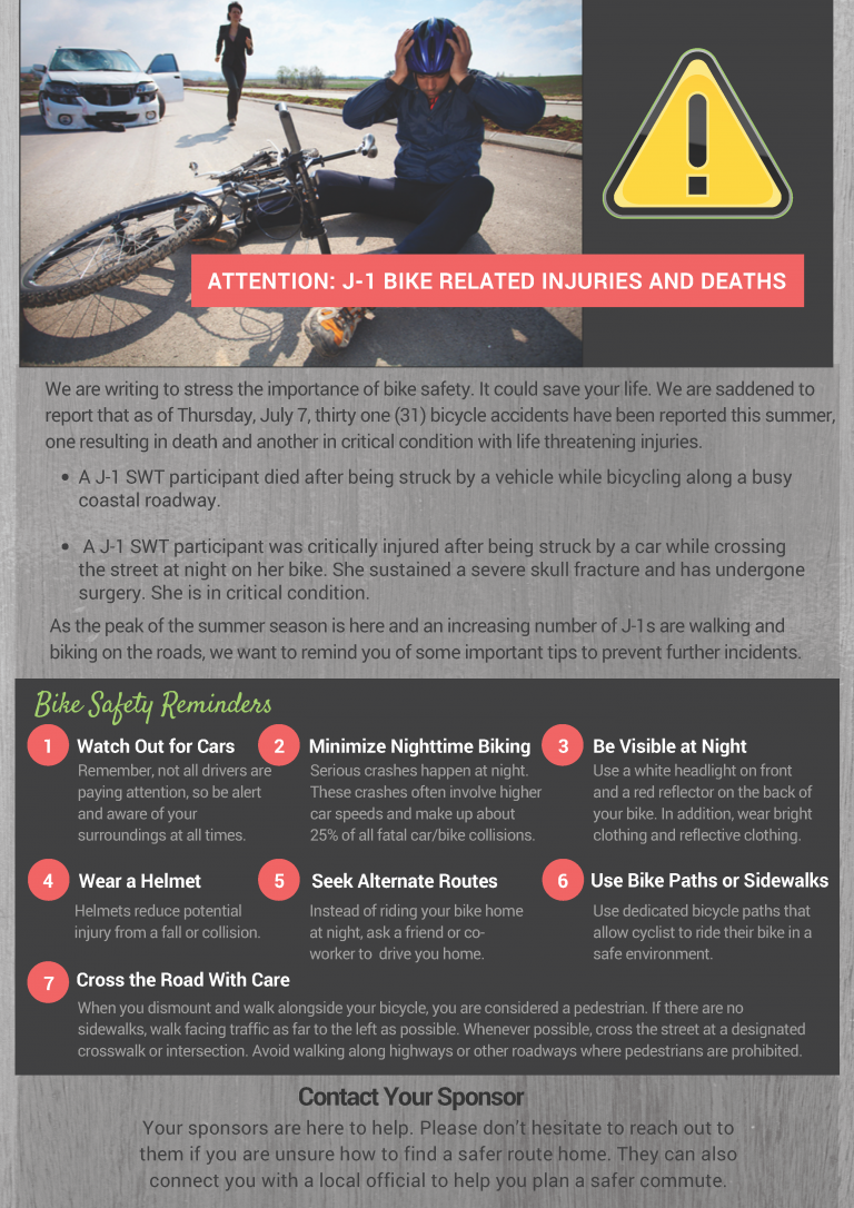 Bike Safety Flyer 7-14-16 | Guard For Life